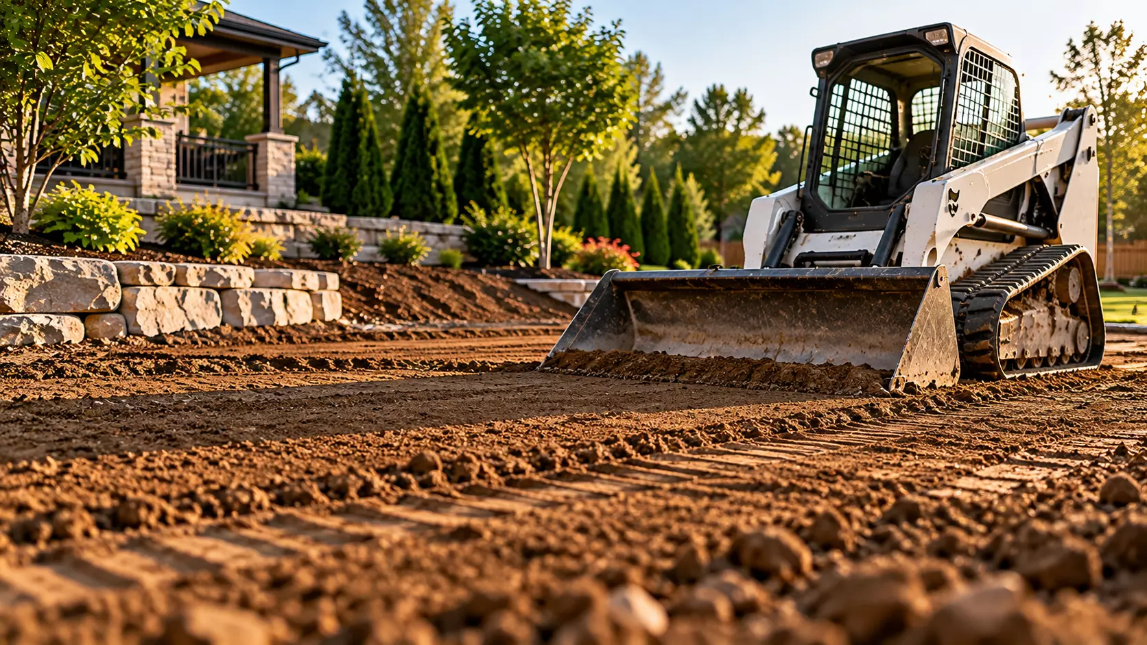 landscape grading