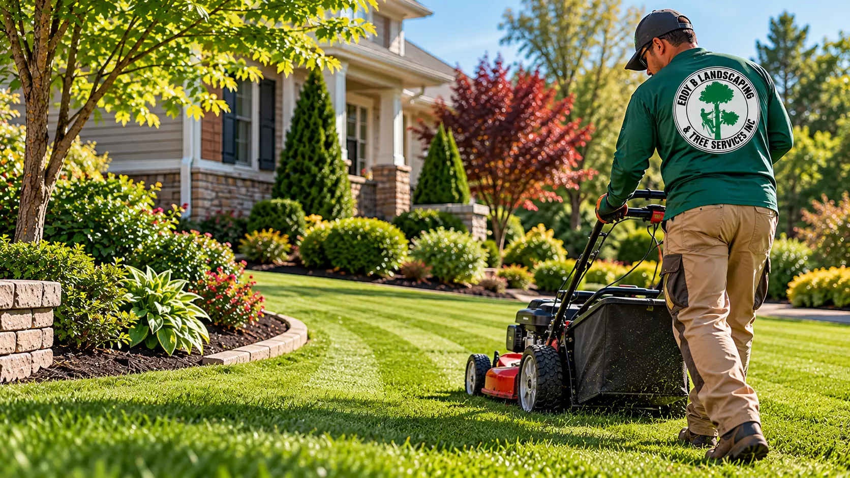 mowing